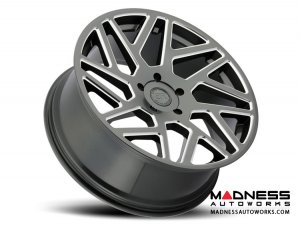 Jeep Custom Wheels (1) - Black Rhino - 22 x 9.5 - Cyclone - Gloss Titanium w/ Milled Spokes